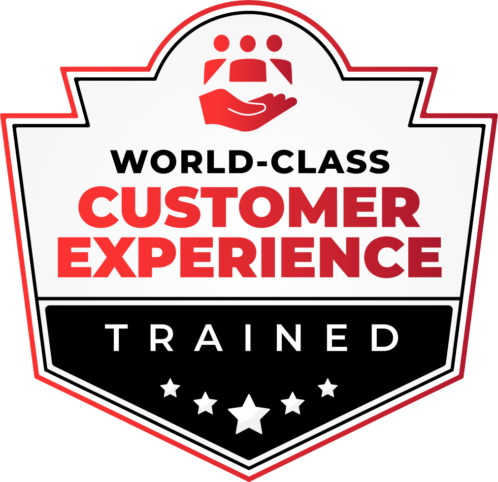 World-Class Customer Experience Trained badge